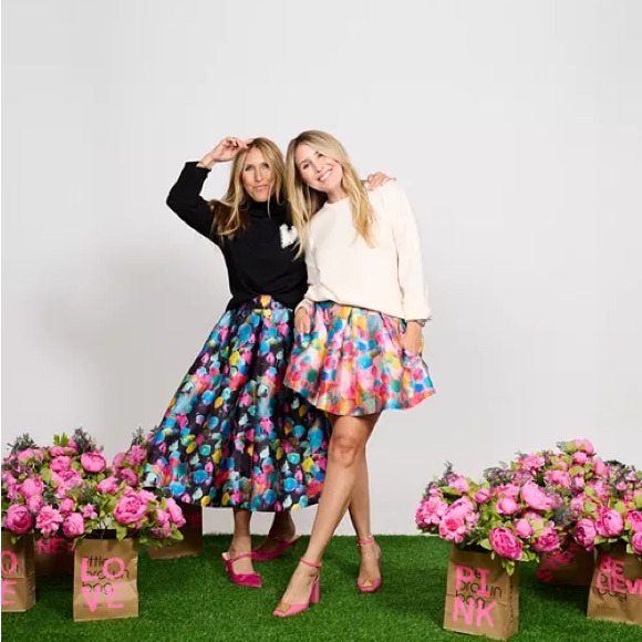 AQUA x Kerri Rosenthal Cropped Turtleneck Heart Patch Sweater - Exclusive Nwt - Picture 6 of 6